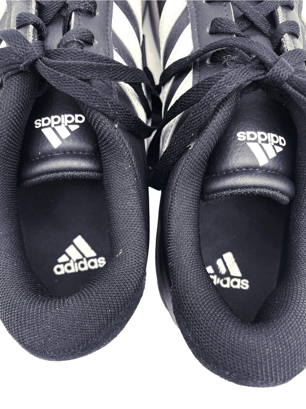 Adidas VL Court 3.0 Big Kids Youth Size 6 Black White Gum Sneakers Shoes - Picture 11 of 16